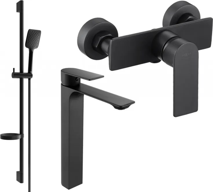 Mexen Alexa DS62 set doccia, nero - 71214DS62-70