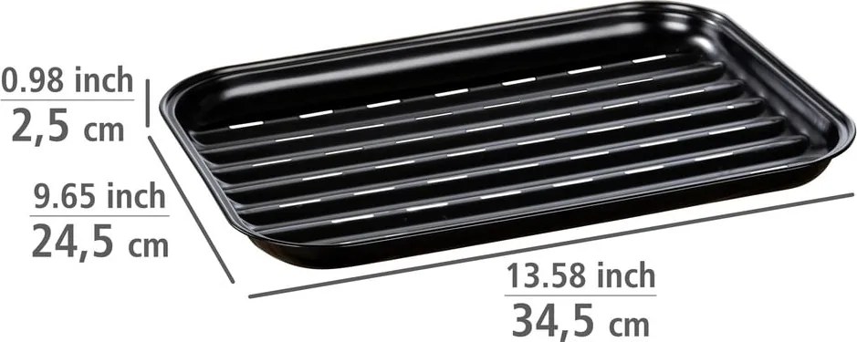 Vassoio per grigliare in acciaio inox Luca – Wenko