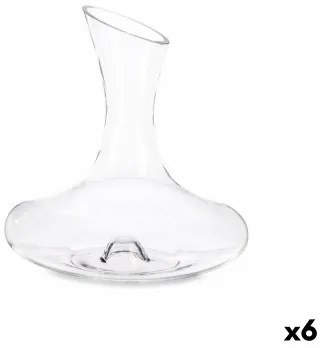 Decanter per Vino Trasparente Vetro 1,7 L (6 Unità)