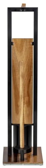 WENKO 25784100 - Set WC RIVALTA 18x70 cm marrone/nero