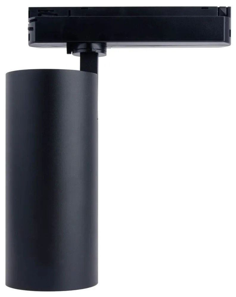 Faro LED 40W Monofase Nero 38°e 60° 130LM/W CRI92 no Flickering Colore Bianco Naturale 4.000K