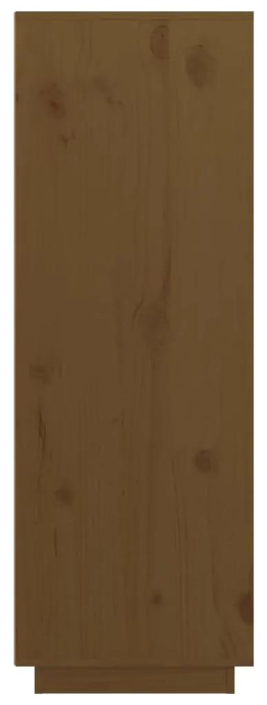Credenza miele 89x40x116,5 cm in legno massello di pino