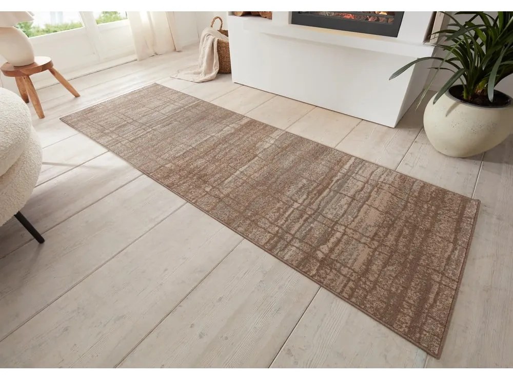 Passatoia marrone/beige 80x200 cm Terrain – Hanse Home