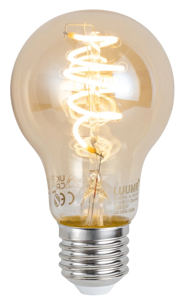 Lampadina LED Smart E27 dimmerabile A60 4.9W 320 lm 2500K Zigbee