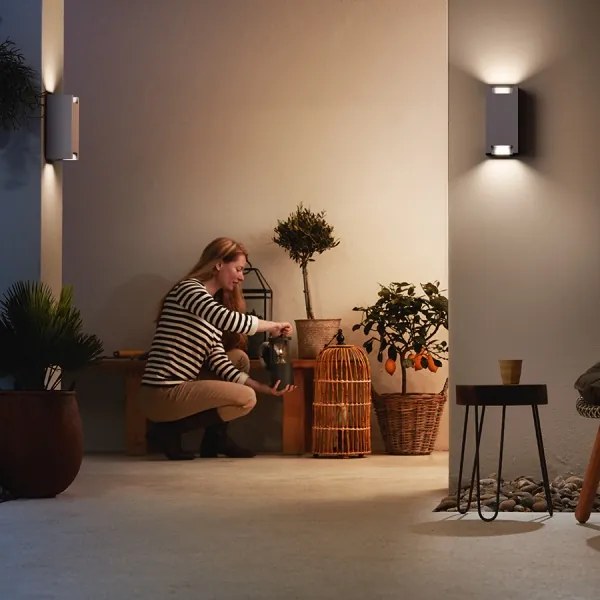 Philips 17339/48/PN - Applique da esterno MYGARDEN TROWEL 2xGU10/5W