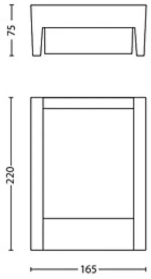 Philips - Applique a LED da esterno ARBOUR LED/3,8W/230V IP44