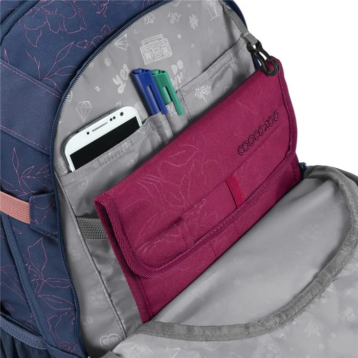 Zaino scuola coocazoo MATE, Sweet Rose, certificato AGR