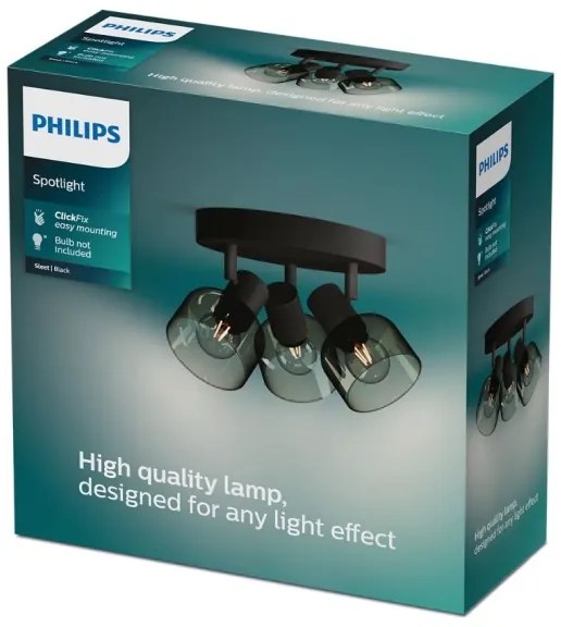 Philips - Faretto SLEET 3xE14/25W/230V