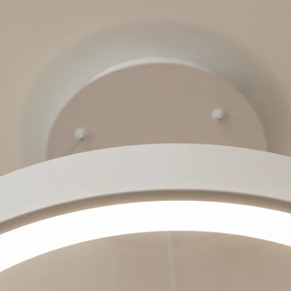 Brilagi - Lampadario dimmerabile a sospensione su cavo FALCON II LED/99W/230V Ø 60 cm bianco + telecomando