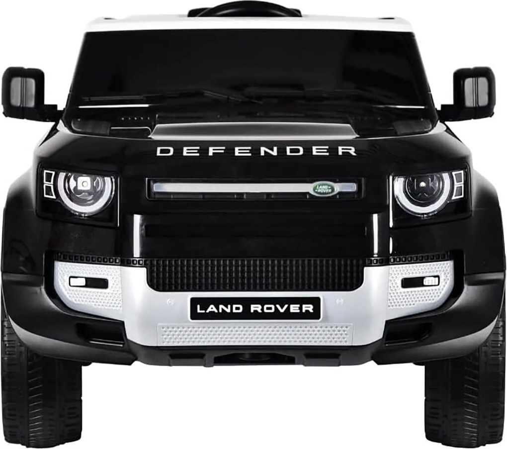Macchina Elettrica per Bambini Licenza Ufficiale Land Rover Defender 12V 7Ah Nero...