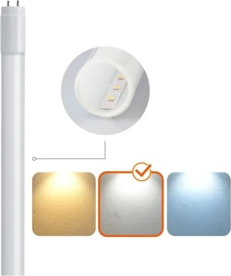 Tubo fluorescente LED T8 G13/22W/230V 4000K 150 cm