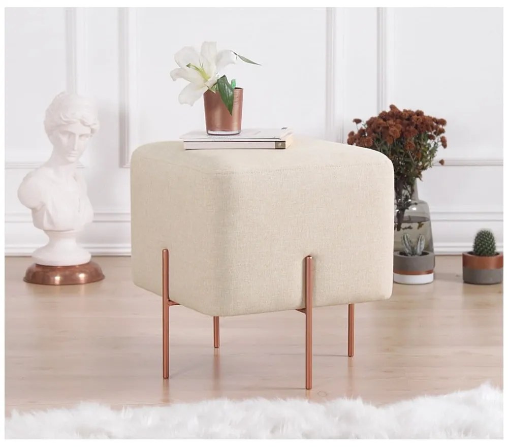 Sgabello crema Copper - Artie