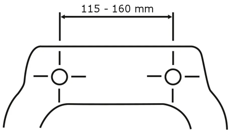 Sedile nero opaco, 41 x 38 cm Prima - Wenko