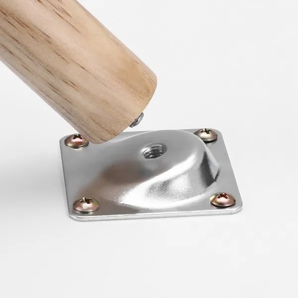 Set di 2 tavolini laterali SERA bianco/marrone