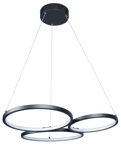 Rabalux 72297 - Lampadario LED a sospensione con filo FORMAND LED/38W/230V nero