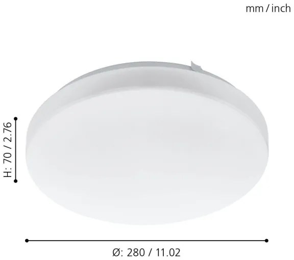 Eglo 97871 - Plafoniera LED FRANIA LED/11,5W/230V