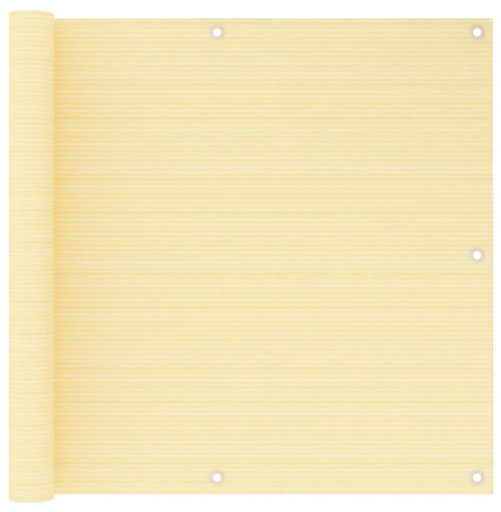 Schermo Frangivista Per Balcone Beige 90x500 Cm İn Hdpe /