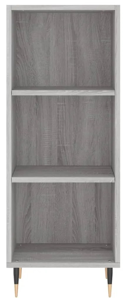 Credenza grigio sonoma 34,5x32,5x90 cm in legno multistrato