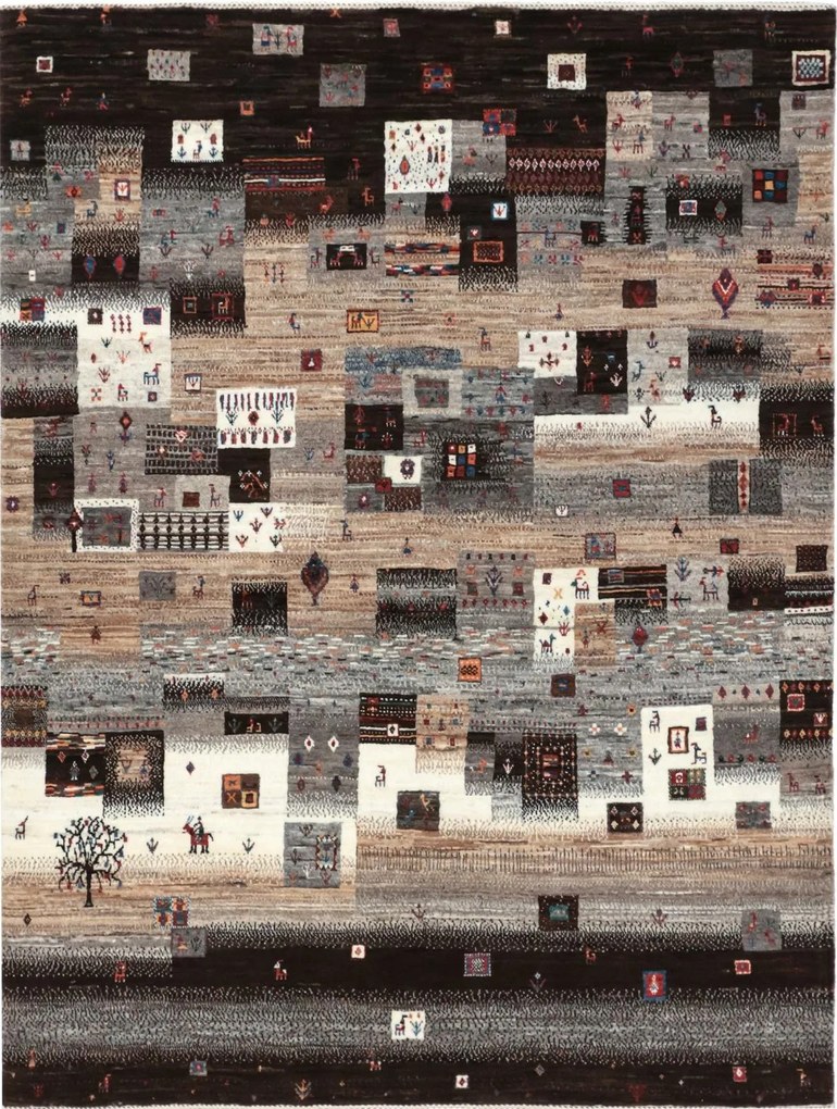 Loribaft Tappeto persiano 150x200 Beige (Iran) Annodato A Mano