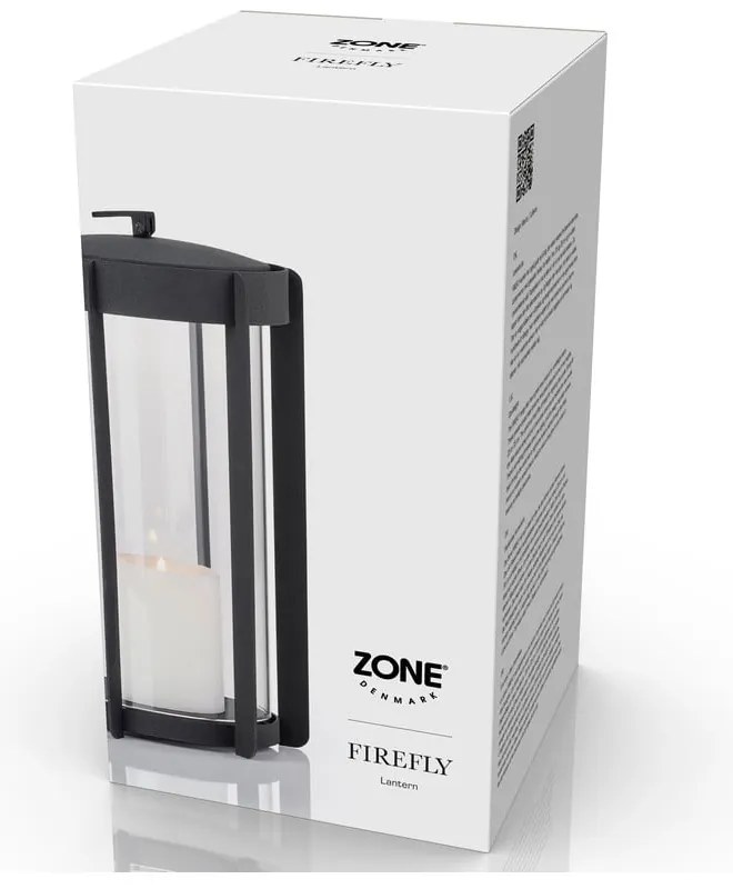Lanterna LED nera su USB (altezza 25 cm) Firefly - Zone