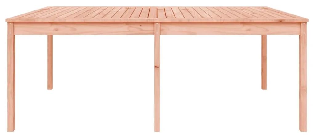Tavolo da giardino 203,5x100x76cm in legno massello di douglas