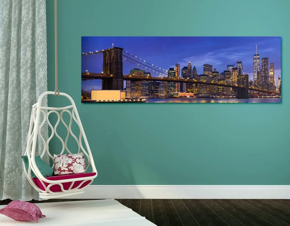 Stampa su tela – Affascinante ponte di Brooklyn