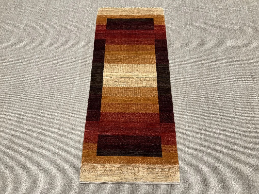 Loribaft Tappeto persiano 200x80 Marrone (Iran) Annodato A Mano