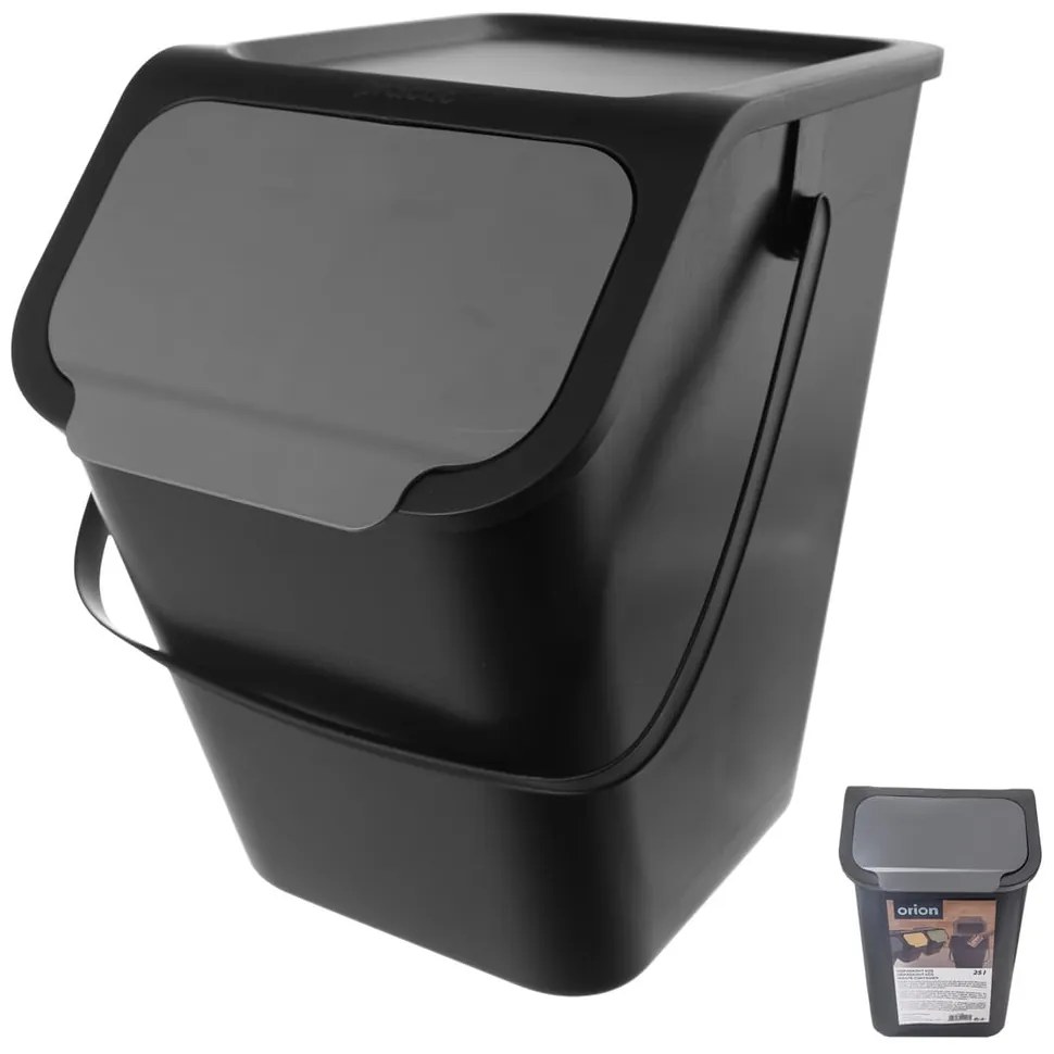 Bidone in plastica per rifiuti differenziati 25 l Bin - Orion