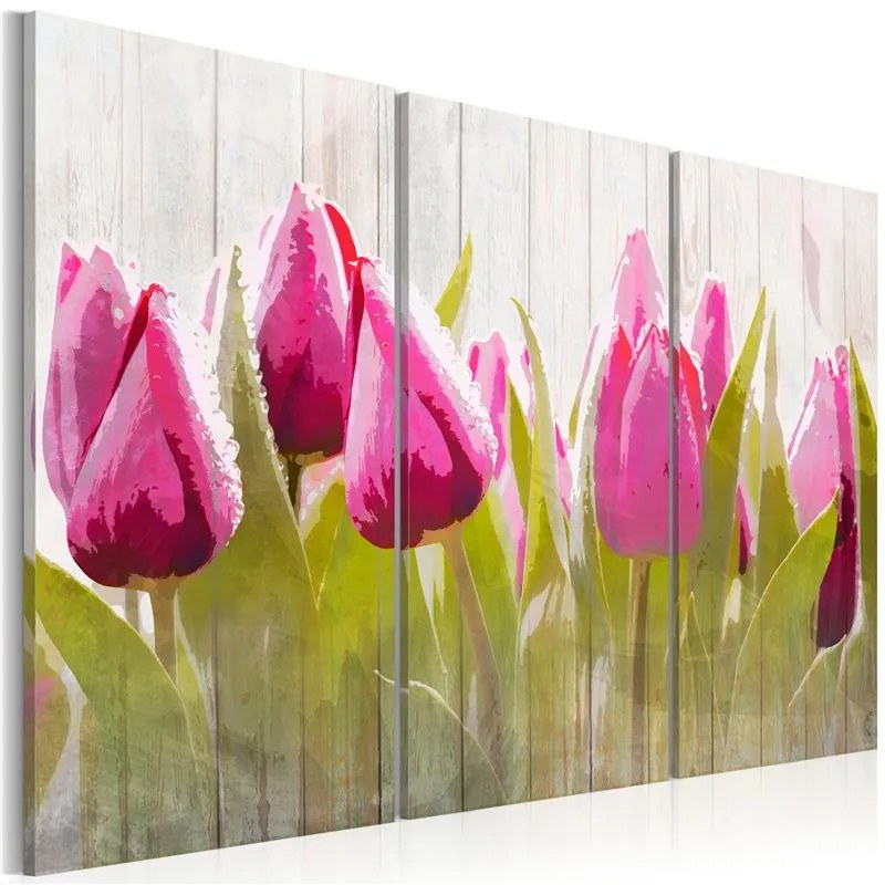 Quadro Primavera mazzo di tulipani