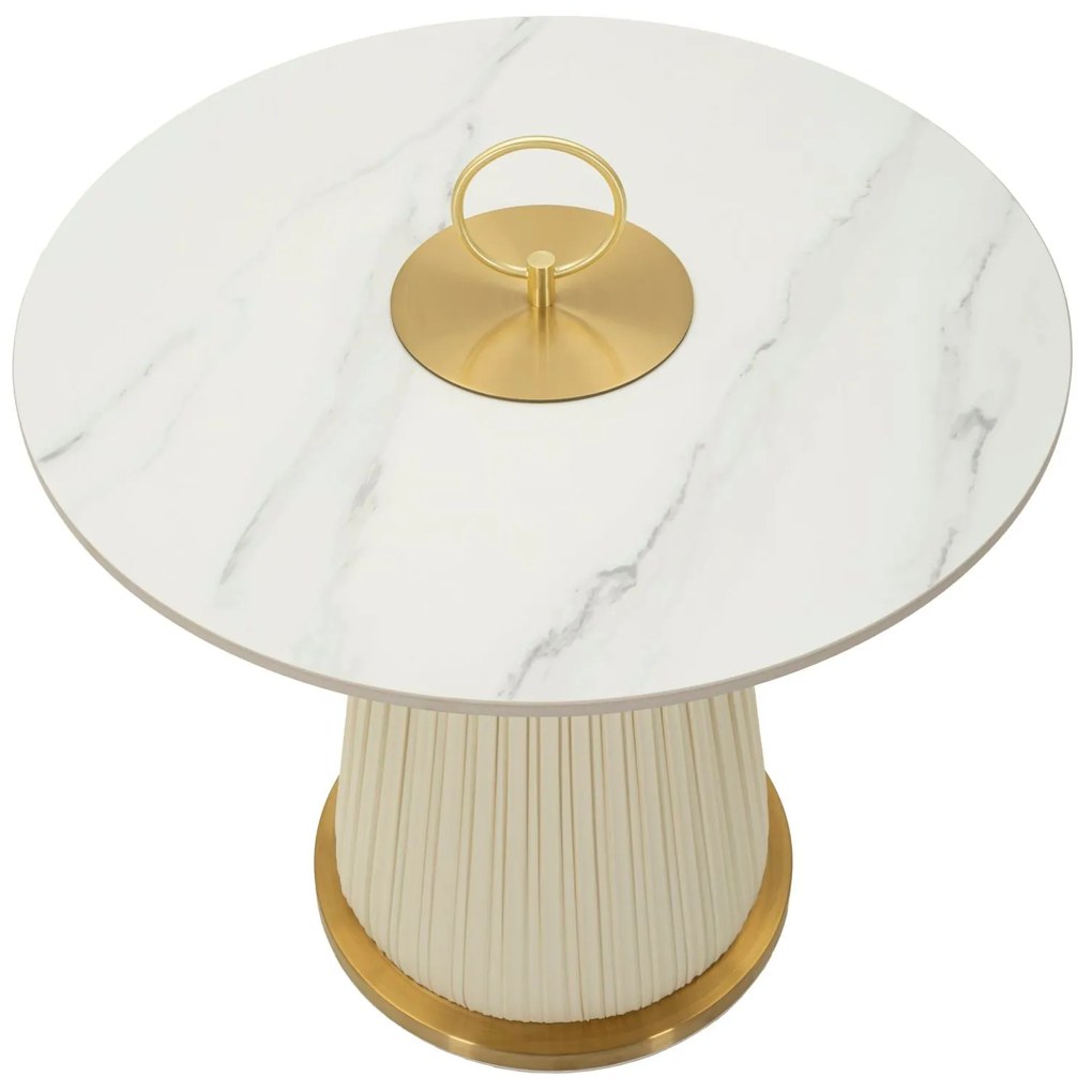 Tavolinetto Nova Cm Ø 60X54 Elegante Design Moderno