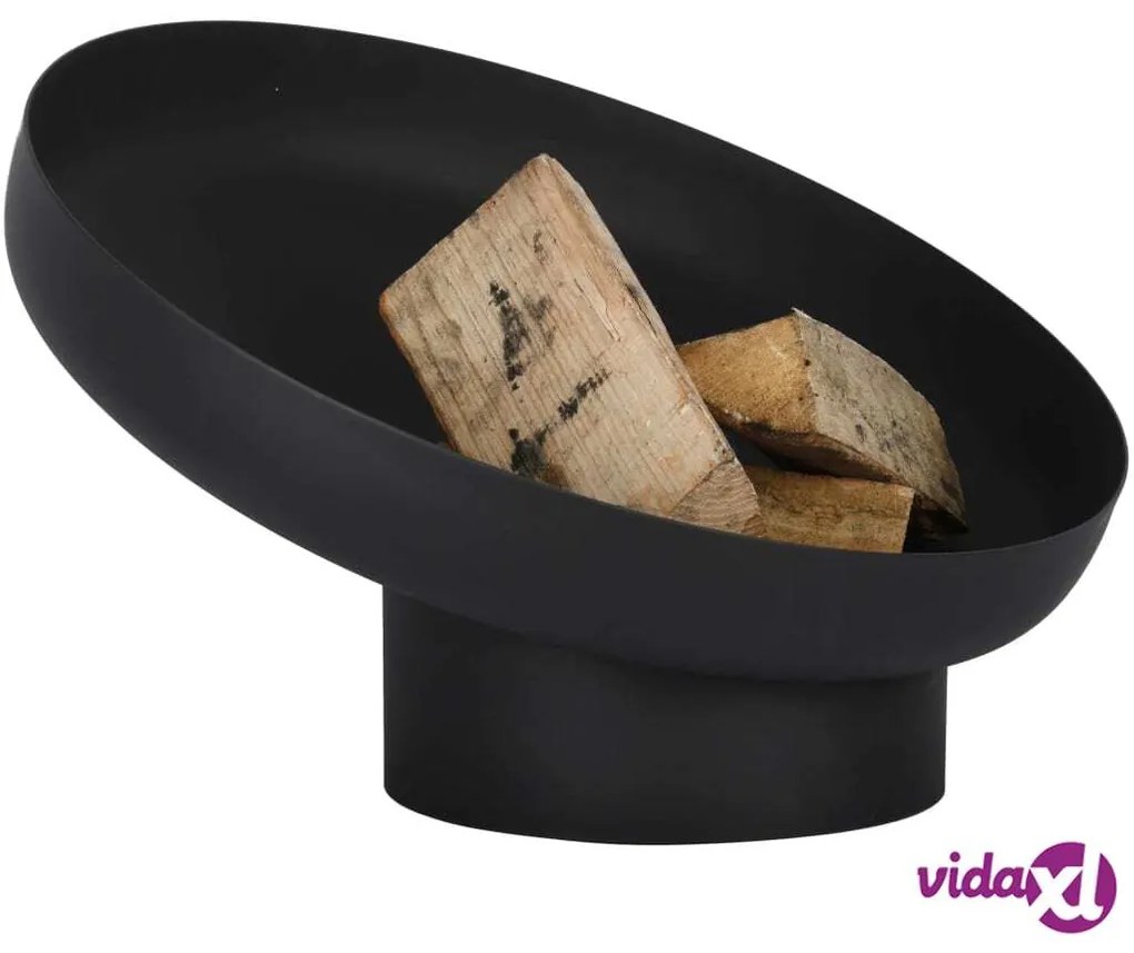 Esschert Design Braciere Inclinato in Acciaio Nero FF402