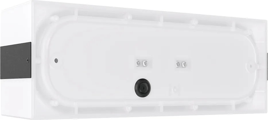 Applique 2xE27 per esterni a Luce Diffusa IP65 Nera - Serie Glow