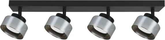 Brilagi - Faretto AURA LUX 4xGX53/30W/230V nero/fumé