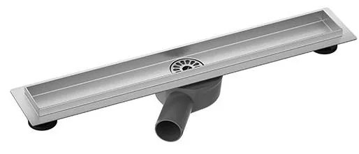 Canalina di scarico 64x8,1 cm argento/grigio