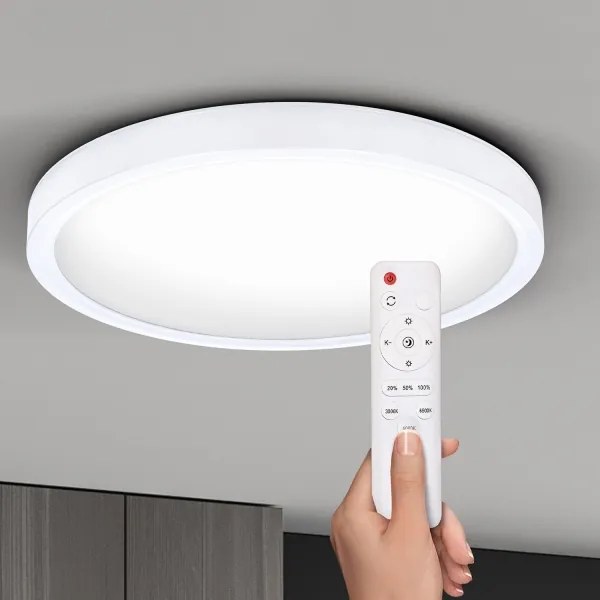 Brilagi -Luce LED dimmerabile ESTELA LED/36W/230V 3000-6500K ø 30 cm white+RC