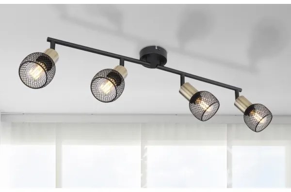 Globo 54028-4 - Faretto FIASTRA 4xE14/40W/230V