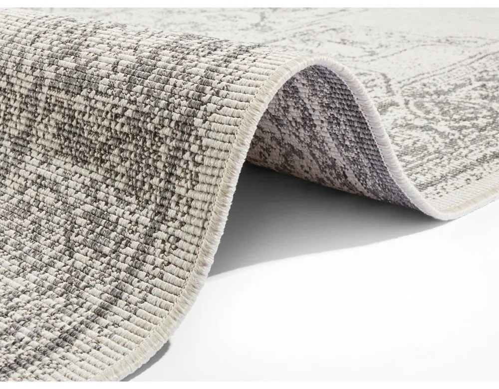 Tappeto da esterno grigio e crema , 80 x 150 cm Borbon - NORTHRUGS