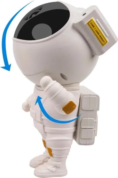 Retlux - Proiettore LED per bambini 230V astronauta 23,3 cm + telecomando