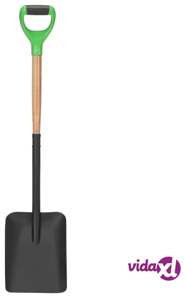 vidaXL Pala da Giardinaggio con Presa a D in Acciaio e Legno Duro