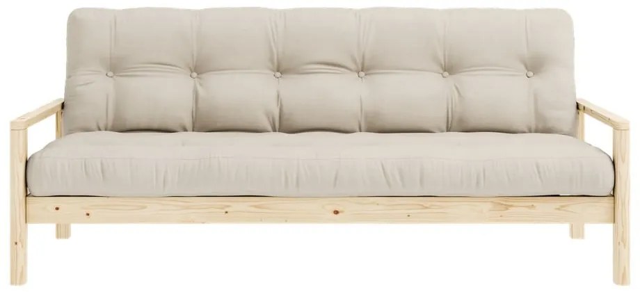 Divano letto beige 205 cm Knob - Karup Design