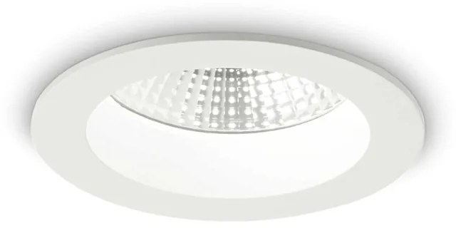 Faretto A Incasso Basic Fi Alluminio Bianco Led 10W 3000K Luce Calda