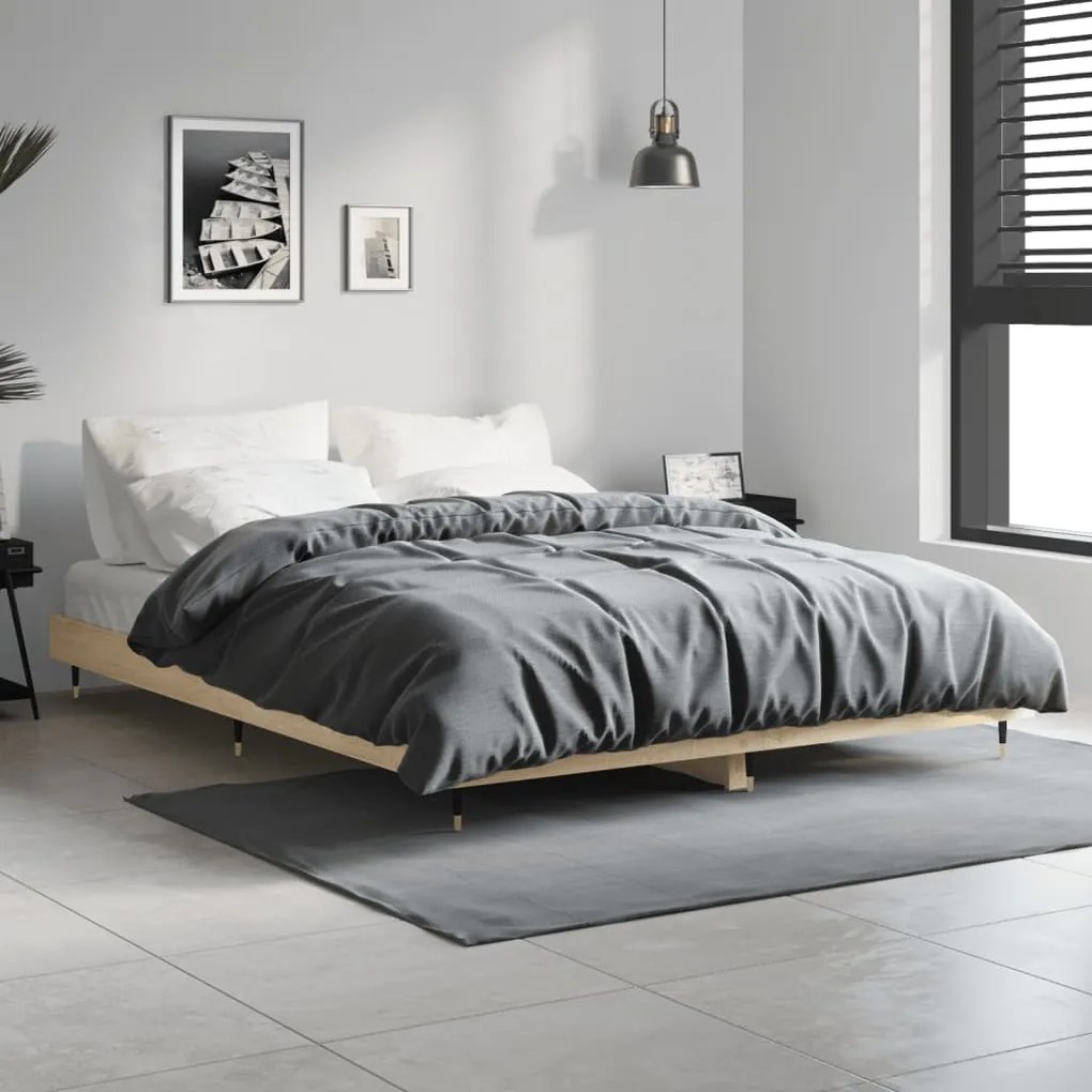 Giroletto rovere sonoma 135x190 cm in legno multistrato
