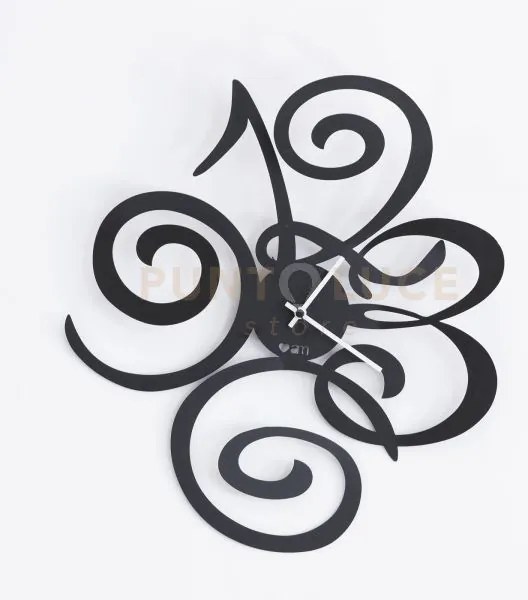 Orologio da parete love filomena nero