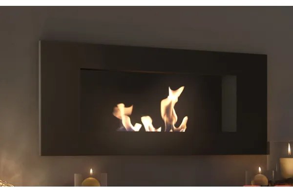 Kratki DELTA2/CZ NERO/TUV - Camino BIO DELTA2 40x90 cm 2kW nero