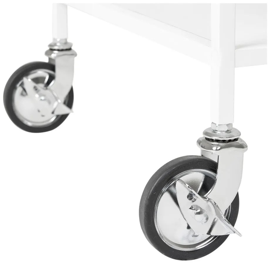 Tavolino da servizio in metallo su ruote 40x68 cm Vita – House Nordic