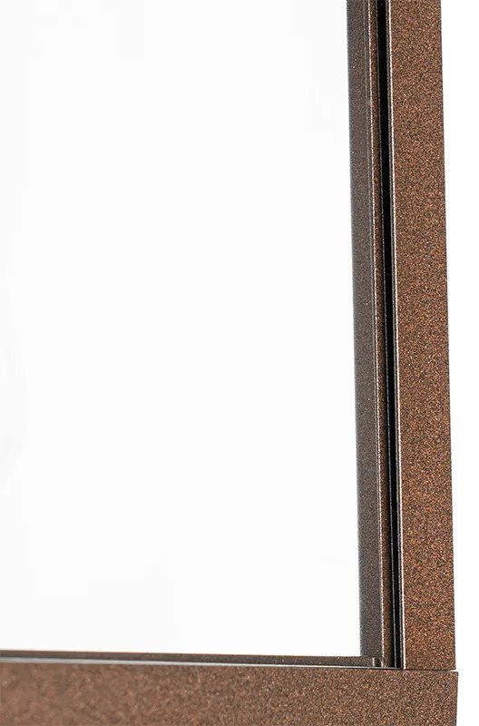 Applique da esterno Marrone ruggine con sensore di movimento IP44 - Charlois