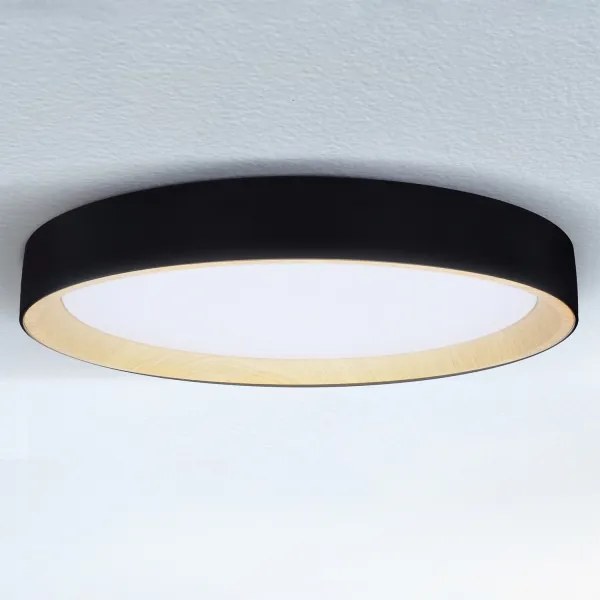 Brilagi - Plafoniera LED dimmerabile LARIOS LED/72W/230V nero Ø 59 cm + telecomando