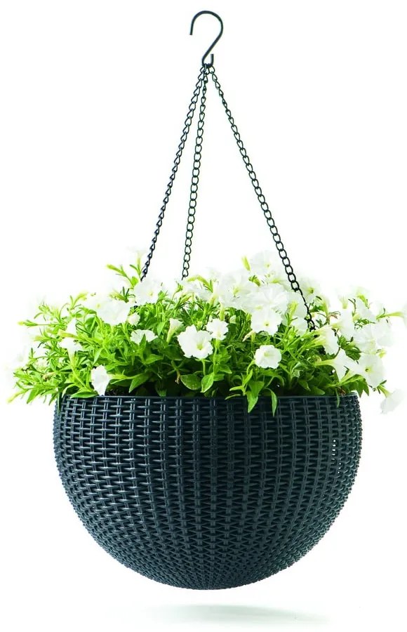 Vaso sospeso in plastica ø 35 cm Hangingsphere - Keter