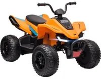 Quad Elettrico per Bambini 12V McLaren MCL 35 Nero e Arancione