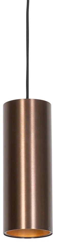 Lampada a sospensione smart bronzo scuro con Wifi GU10 50mm - Tubo